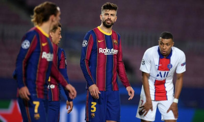 Champions League: Χάος στη Μπαρτσελόνα - Μπινελίκια ανάμεσα σε Πικέ και Γκριεζμάν (video)