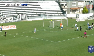 Δόξα Δράμας-Ιωνικός: Νέο γκολ με κεφαλιά για τους «μαυραετούς» (video)
