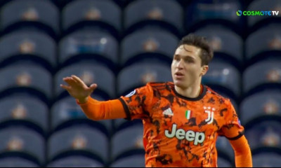 Πόρτο-Γιουβέντους: Ο Κιέζα μειώνει σε 2-1 και κρατάει ζωντανή τη «Μεγάλη Κυρία» (video)