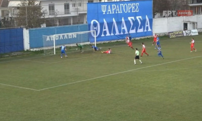 Απόλλων Λάρισας-Χανιά: Άνετο γκολ για τον Ομπράντοβιτς (video)