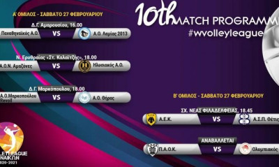 Volley League Γυναικών: Δοκιμασία για Παναθηναϊκό - Ντέρμπι στο Μαρκόπουλο