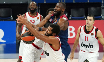 Μπασκόνια - Ολυμπιακός 91-66: Διασυρμός και αρνητικό ρεκόρ (video+photos)