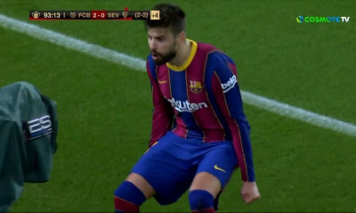 Μπαρτσελόνα-Σεβίλλη: «Κάρφωσε» το 50ό ο Πικέ στο 94' και... παράταση (video)