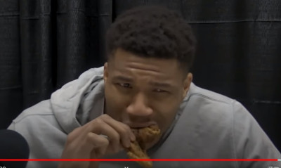 Επική αντίδραση Αντετοκούνμπο: Πήγε να... πνιγεί με την πεντάδα του All Star Game (video)