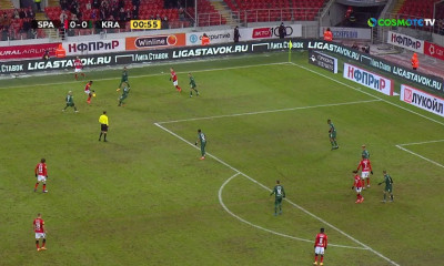 Ρωσία: Η Σπαρτάκ Μόσχας ισοπέδωσε με εξάρα την Κράσνονταρ (video)