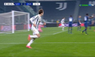 Γιουβέντους-Πόρτο: Φωτιά στο Τορίνο - Γκολάρα o Kιέζα, αποβολή και ευκαιρία σε κενή εστία (videos)