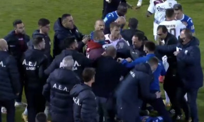 Γκολ στο 88' και ένταση μεταξύ παικτών - Το επεισοδιακό φινάλε στο Λαμία-ΑΕΛ  (photos+video)