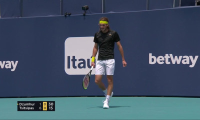 Miami Open: Άνετος κι ωραίος στην πρεμιέρα ο Τσιτσιπάς (video)