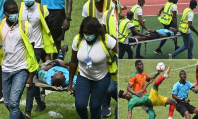 Τρόμος στο χορτάρι - Κατέρρευσε ο διαιτητής στο Ακτή Ελεφαντοστού-Αιθιοπία (video+photos)