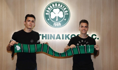 Παναθηναϊκός: Επαγγελματίες οι ταλαντούχοι Κρυπαράκος και Ρόμπι (photos)