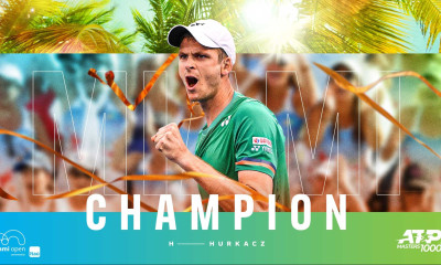 Miami Open: Θρίαμβος του Χούρκατς - Κούπα μετά την ανατροπή με Τσιτσιπά (video)