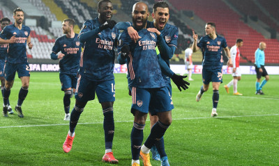 Europa League: «Σάρωσε» την Σλάβια Πράγας η Άρσεναλ, άντεξε και πέρασε στους «4» η Ρόμα- Όλα τα γκολ