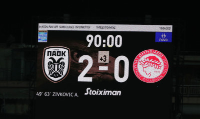 ΠΑΟΚ-Ολυμπιακός 2-0: Το «ασπρόμαυρο» πάρτι με Ζίβκοβιτς (photos+video)