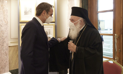 Ιερώνυμος μετά τη συνάντηση με Μητσοτάκη: Περισσότερες ελευθερίες αλλά δεν πιστεύω να πάμε στα χωριά