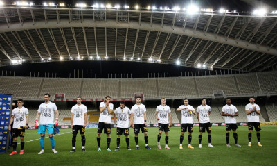 ΑΕΚ-Παναθηναϊκός: Μήνυμα κατά της European Super League - Tα μπλουζάκια των παικτών της Ένωσης