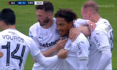 ΑΕΛ-ΟΦΗ: Γκολάρα ο Ντε Γκούζμαν και 0-1 οι Κρητικοί! (video)