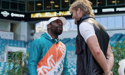 Χαμός με Μεϊγουέδερ και Πολ - Του άρπαξε το καπέλο και πλακώθηκαν μπροστά στις κάμερες