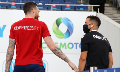 Τελικός Κυπέλλου: Η προθέρμανση των μονομάχων στο Ολυμπιακός-ΠΑΟΚ και η κούπα! (photos)