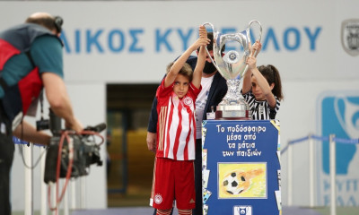 Τελικός Κυπέλλου: Στη θέση του το τρόπαιο για τον νικητή στο Ολυμπιακός-ΠΑΟΚ! (photos)