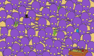 Το κουίζ που θα σας τρελάνει - Σίγουρα δεν μπορείτε να βρείτε το ψάρι μεταξύ των χταποδιών (photos)