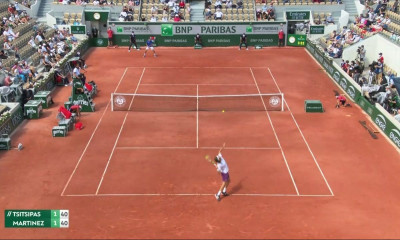 Τσιτσιπάς - Roland Garros: Προκάλεσε τα γέλια των θεατών ο Στέφανος (video)