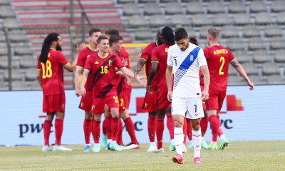 Βέλγιο-Ελλάδα: Ευκαιρία ο Μασούρας, απάντησε ο Λουκάκου, το γκολ ο Αζάρ (photos+videos)