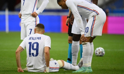 Euro 2020: Ανησυχία στην Γαλλία, τραυματίστηκε ο Μπενζεμά - Γκολ με ψαλιδάκι ο Γκριεζμάν