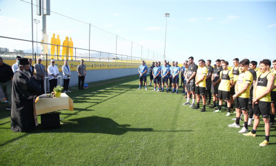 ΑΕΚ: «Πρώτη» με Μελισσανίδη και ευχές για μια σεζόν που θα φέρει χαρές (photos+videos)