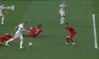 Euro 2020: «Τανκ» Λουκάκου, «μάγος» Ντε Μπρόινε και 1-1 το Δανία-Βέλγιο (video)