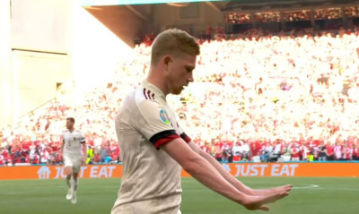 Euro 2020: Συγκλονιστικός Ντε Μπρόινε - Έβαλε γκολάρα, αλλά σκέφτηκε αμέσως τον Έρικσεν (video)