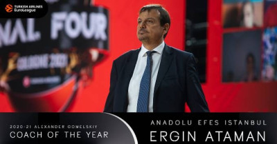 Euroleague: Κορυφαίος προπονητής της σεζόν ο Αταμάν