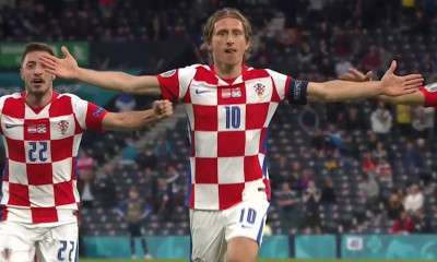 Euro 2020: Τεράστιος Μόντριτς! Απίθανο γκολ για το 2-1 (video)