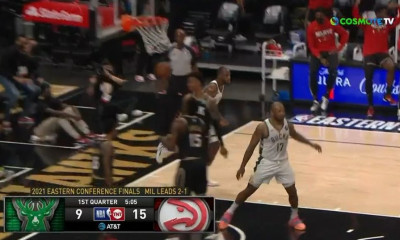 Ατλάντα Χοκς - Μιλγουόκι Μπακς: Airball σε τρίποντο ο Γιάννης Αντετοκούνμπο, τον έσωσε ο Μίντλετον