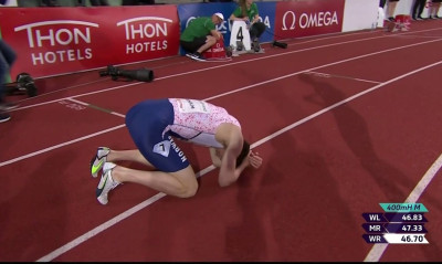Απίστευτη επίδοση στο Diamond League: Παγκόσμιο ρεκόρ του Γουόρχολμ στα 400μ. με εμπόδια (video)
