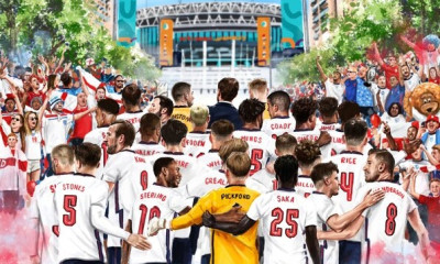 Euro 2020: Όνειρο το it’s coming home - Πανζουρλισμός στο Γουέμπλεϊ για το Αγγλία-Δανία! (photos)