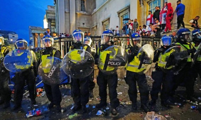 Euro 2020: Τις 86 έφτασαν οι συλλήψεις για τις άγριες συμπλοκές μετά τον τελικό (photos)