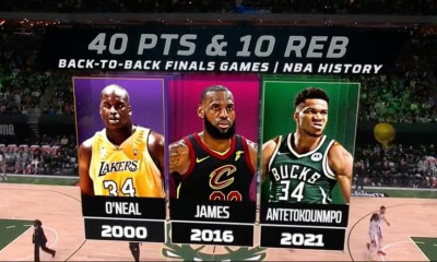 NBA: Η εντυπωσιακή επίδοση του Γιάννη Αντετοκούνμπο - Γράφει ιστορία ο Greek Freak