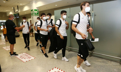 Ολυμπιακός: Στην Αθήνα η Νέφτσι για τον β’ προκριματικό (photos)