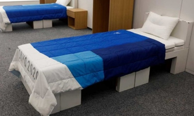 Ολυμπιακοί Αγώνες: Τα χάρτινα κρεβάτια για αποφυγή… ερωτικών περιπτύξεων (video)