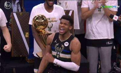 NBA: Ο Γιάννης Αντετοκούνμπο MVP των τελικών - Η κραυγή του (video)