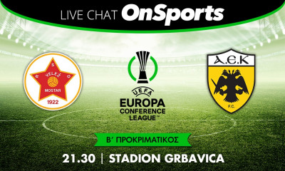 Live Chat Βελέζ-ΑΕΚ 2-1 (τελικό)