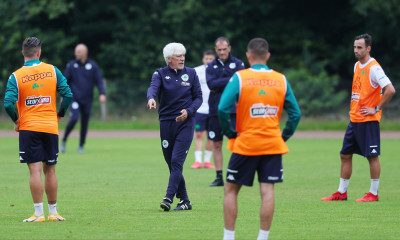 Παναθηναϊκός: Με βροχή, Χατζηγιοβάνη και παρατηρήσεις Γιοβάνοβιτς η προπόνηση! (Photos)