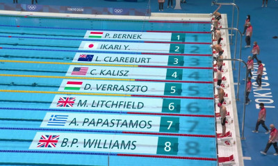 Ολυμπιακοί Αγώνες - Κολύμβηση: Ο Παπαστάμος 14ος στα 400μ. μικτή ατομική, εκτός τελικού ο Σέτο (vid)