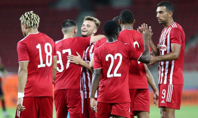 Νέφτσι- Ολυμπιακός: Με 5-4-1 και Τζολάκη, Σουρλή οι Πειραιώτες! (photos)