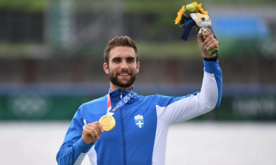 Ολυμπιακοί Αγώνες-Κωπηλασία: Μυθικός Ντούσκος, χρυσό μετάλλιο στο Τόκιο (photos+video)
