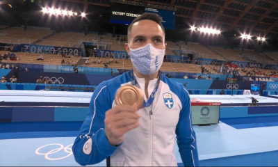 Ολυμπιακοί Αγώνες: Λευτέρης Πετρούνιας- Η απονομή στον «Άρχοντα των Κρίκων» (video)