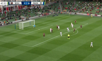 Μποέμιανς-ΠΑΟΚ: Μια ανάσα από το 2-0 οι γηπεδούχοι (video)