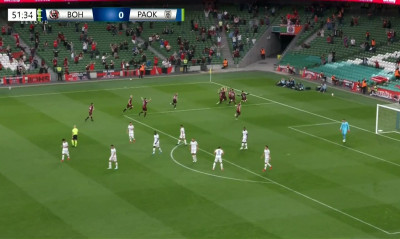 Μποέμιανς-ΠΑΟΚ: Ευκαιρία ο Εσίτι, δεύτερο χτύπημα από τον Κουτ (videos)