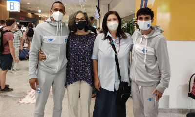 Ολυμπιακοί Αγώνες: Επέστρεψαν οι σφυροβόλοι μας από το Τόκιο (photos)