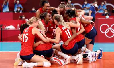 Ολυμπιακοί Αγώνες: «Χρυσές» οι ΗΠΑ, διέλυσαν με 3-0 σετ τη Βραζιλία (photos+video)